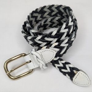Vintage 1980's Capezio Leather Braided Belt